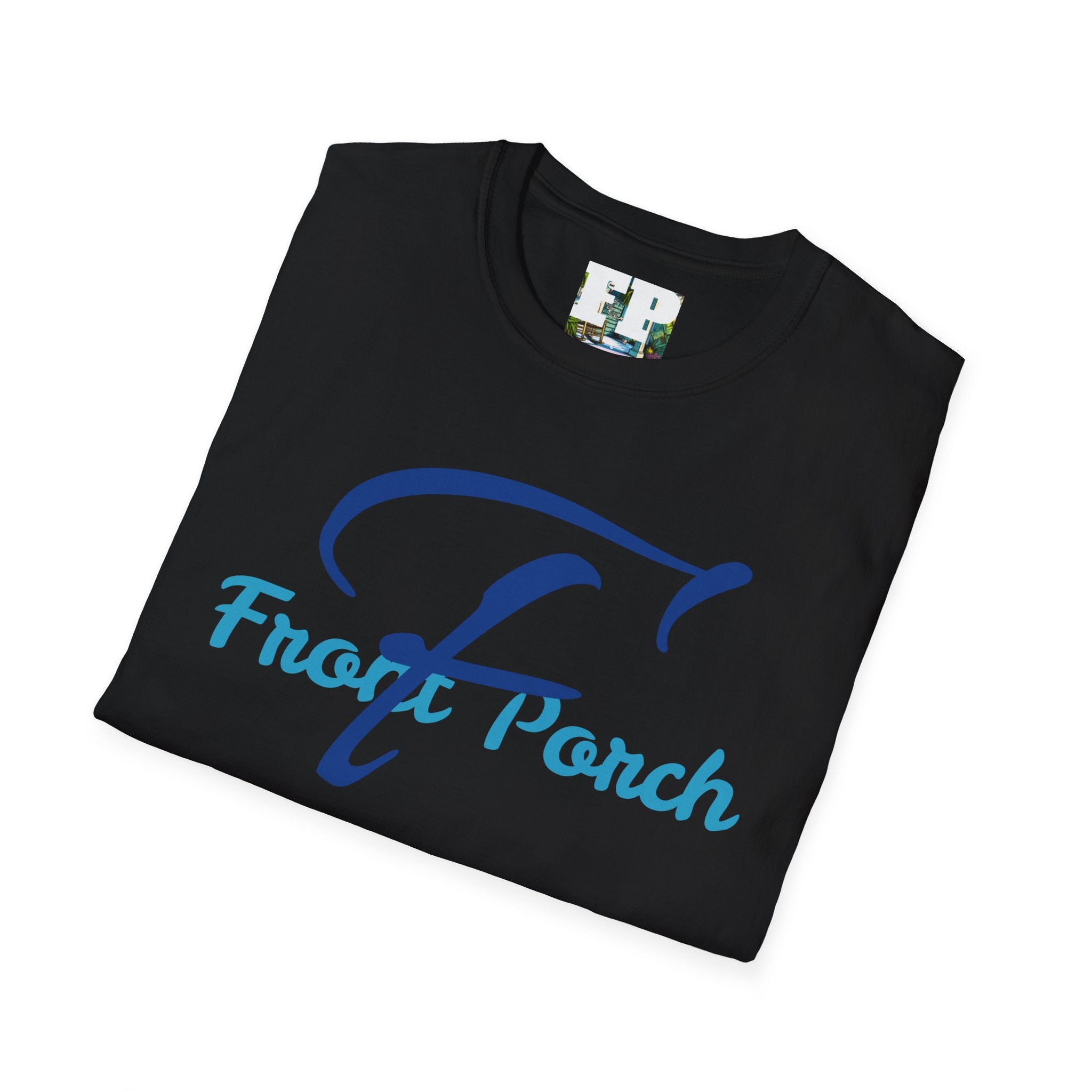 Blue and Blue Front Porch  T-Shirt