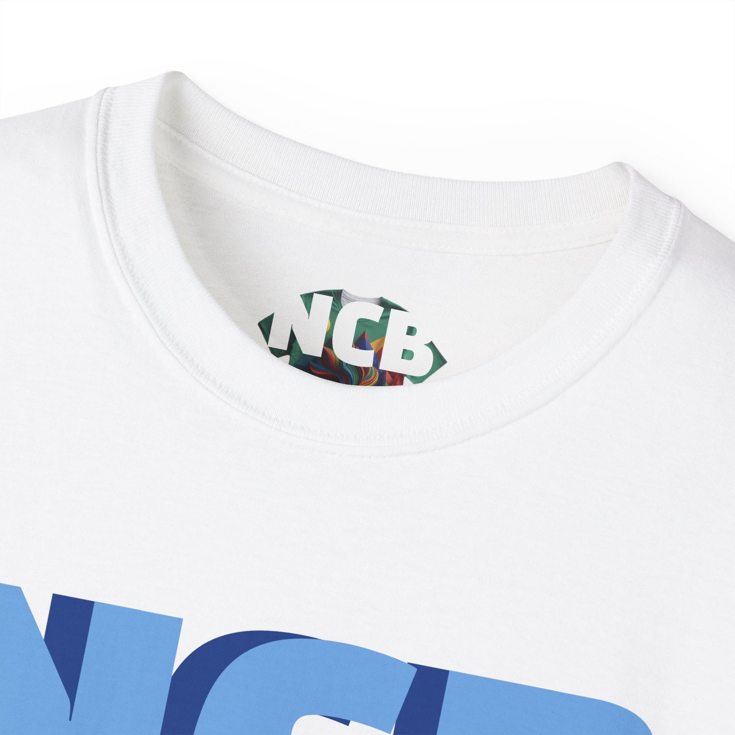 NCB Light Blue Letter Tee