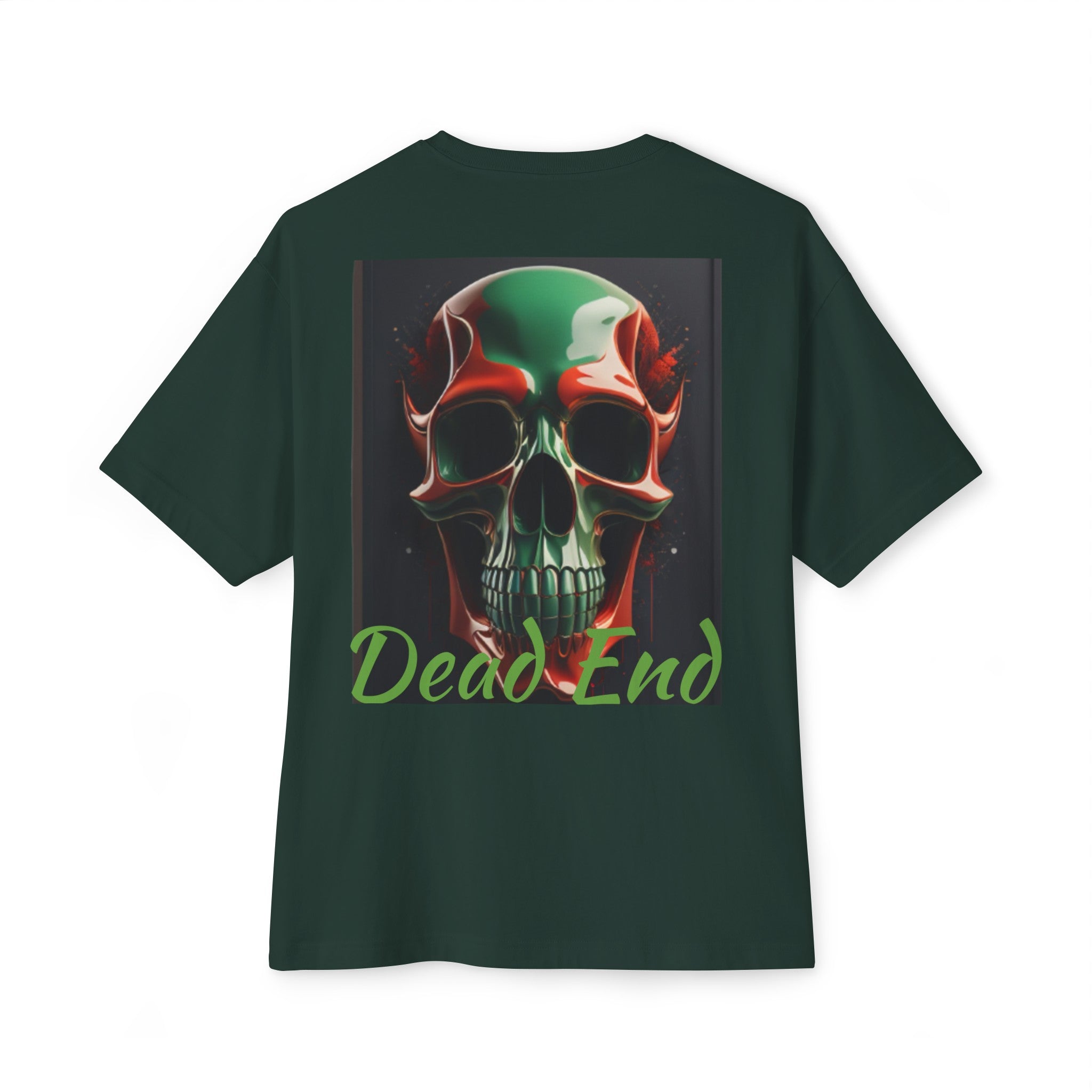 Dead End Green Skull Tee