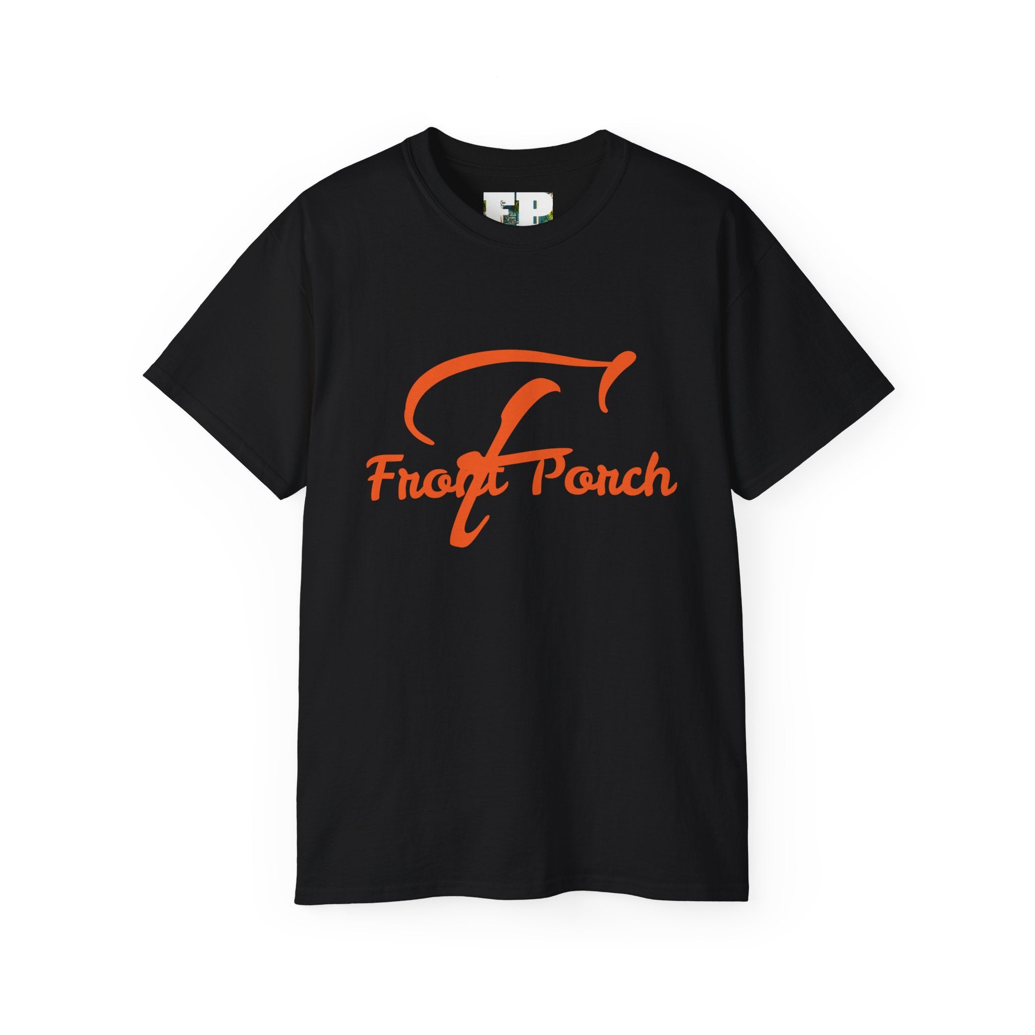 Front Porch Orange Letter Tee