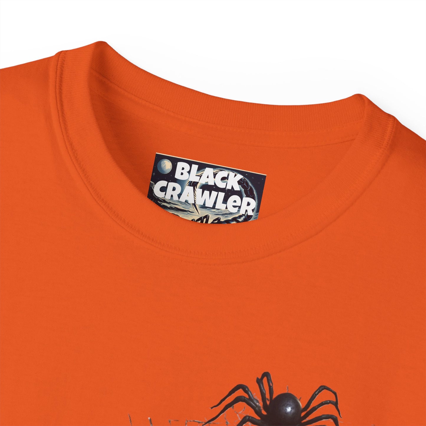 Black Crawler Spider 2 Tee