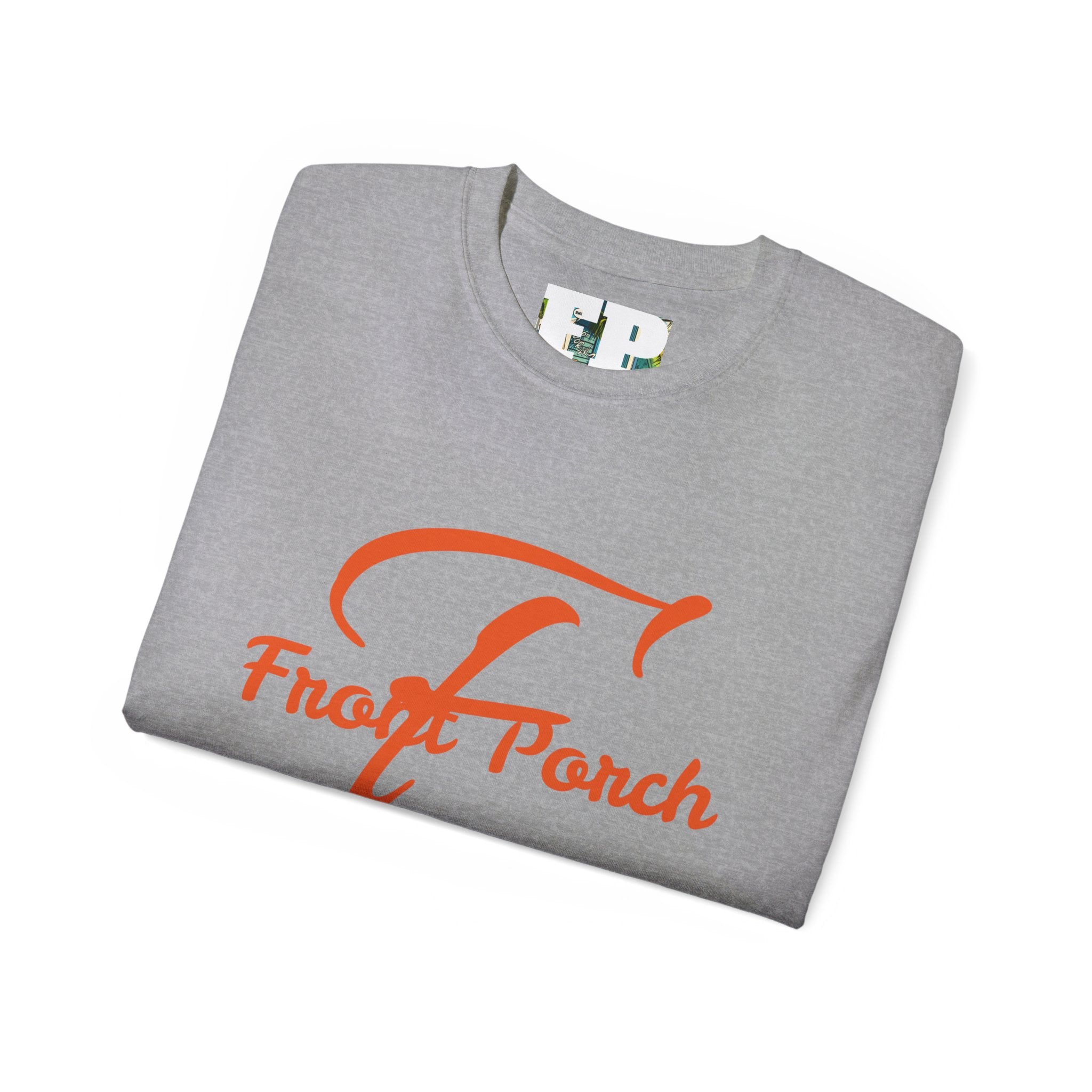 Front Porch Orange Letter Tee