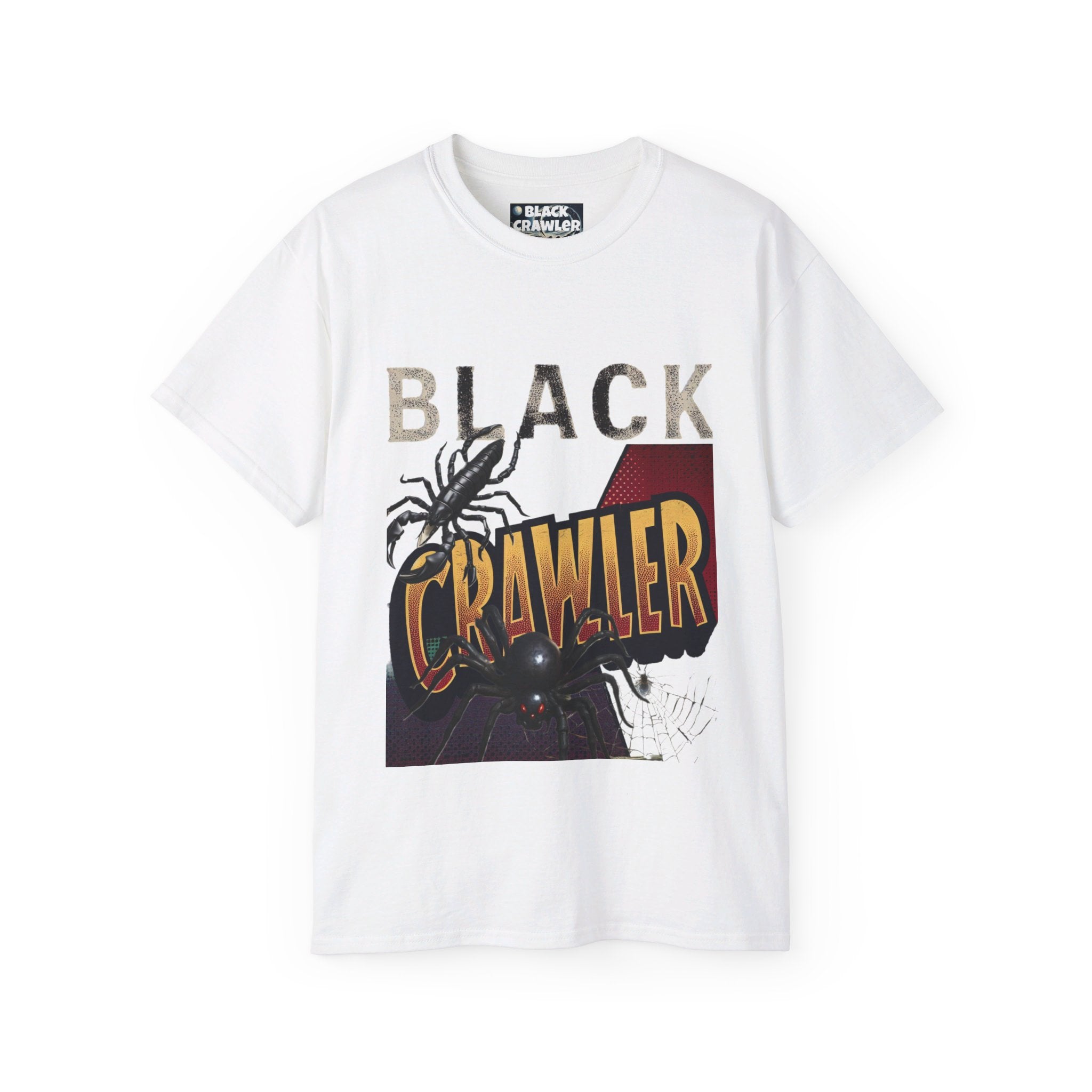 Black crawler spider Scorpio Tee