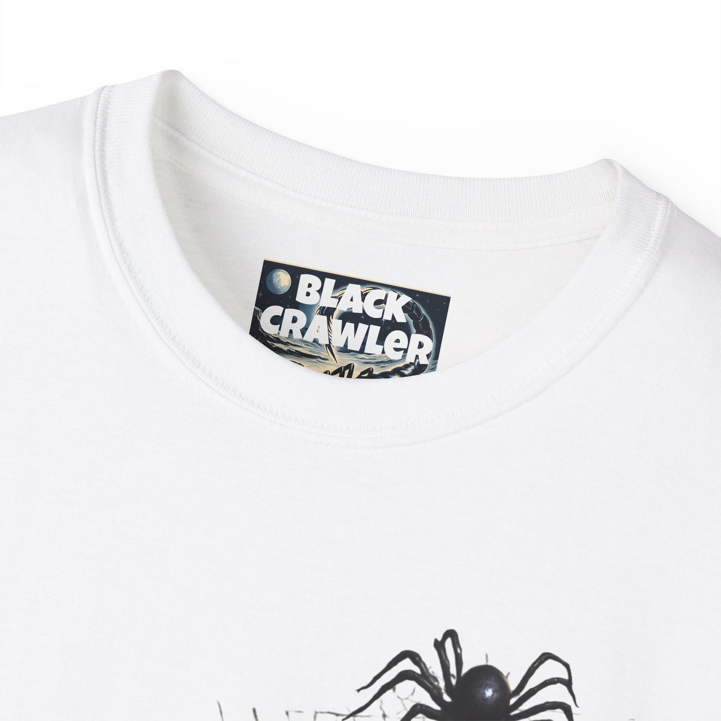 Black Crawler Spider 2 Tee