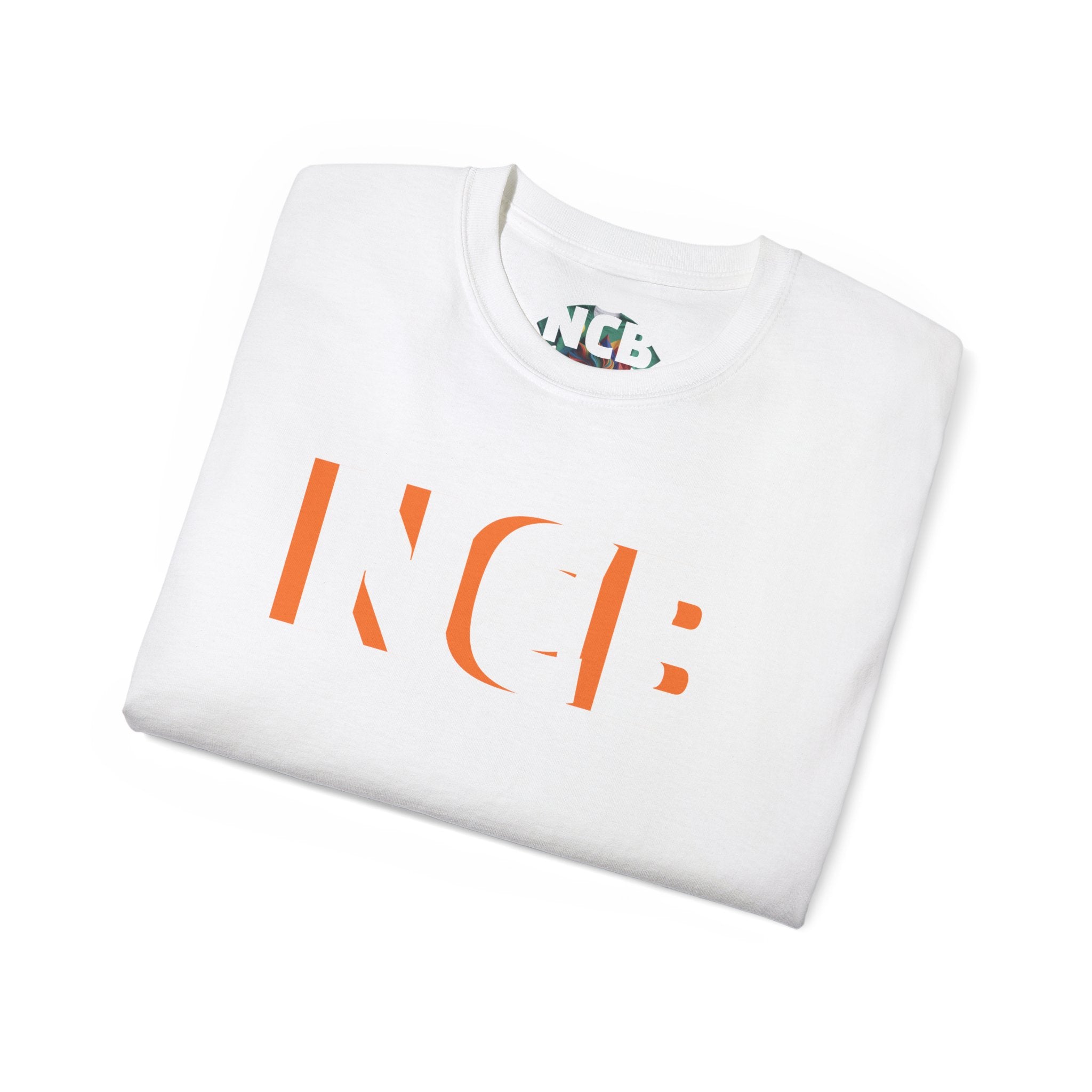 NCB white Letter Tee