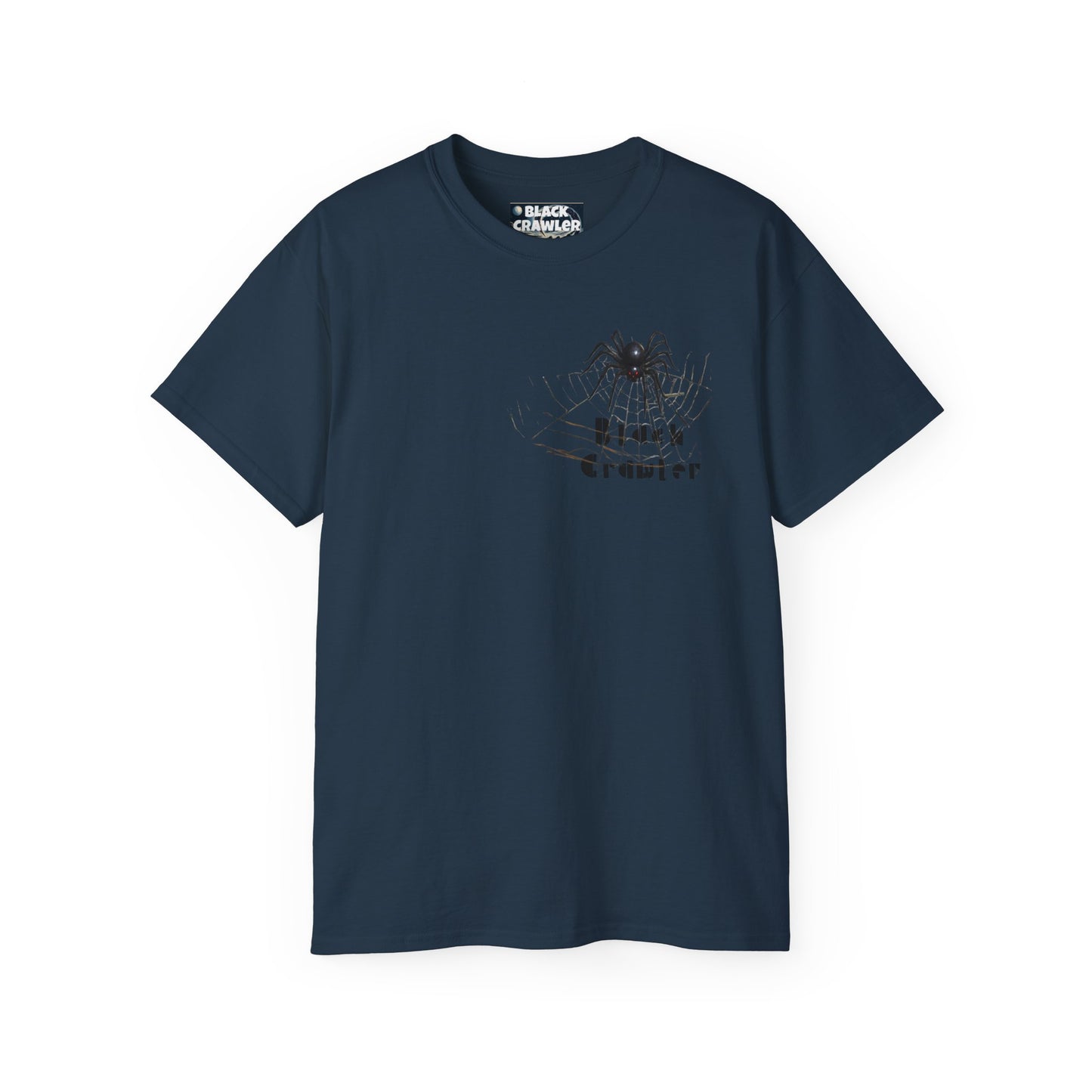 Black Crawler Spider 2 Tee