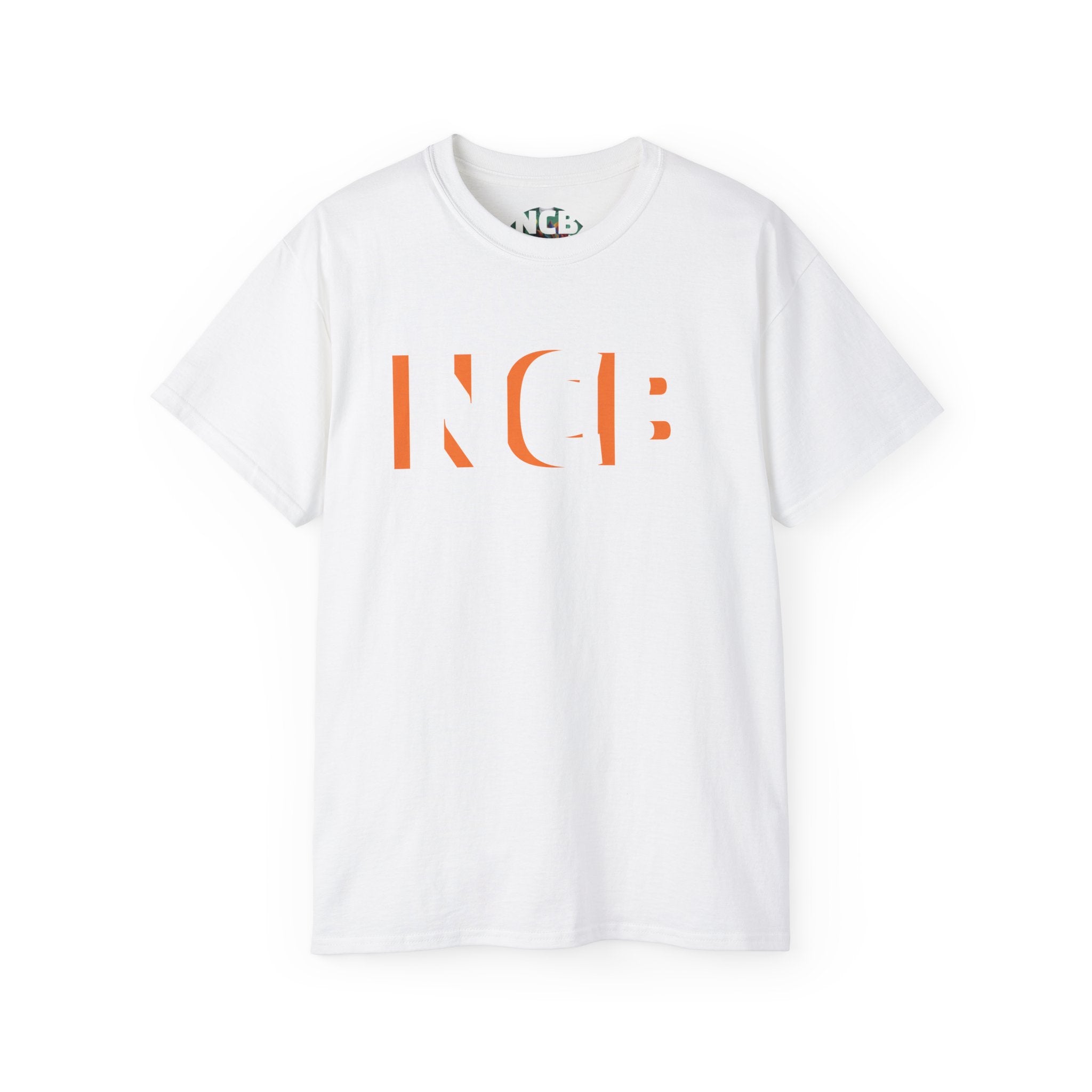 NCB white Letter Tee