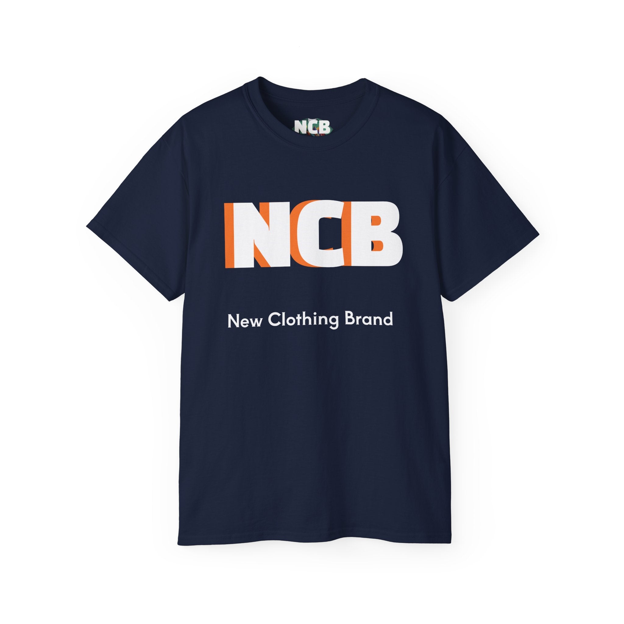 NCB white Letter Tee