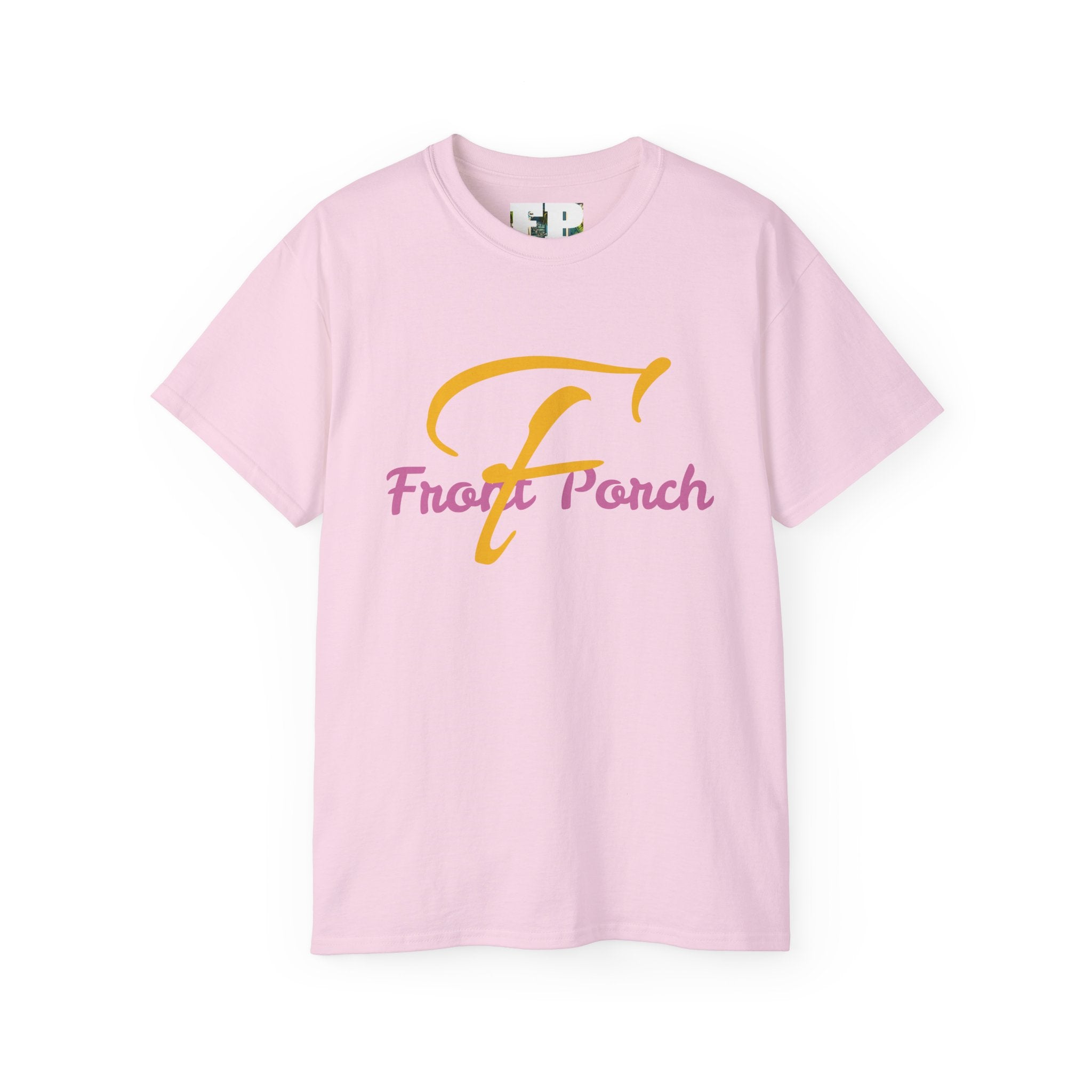 Front Porch Pink Y Tee