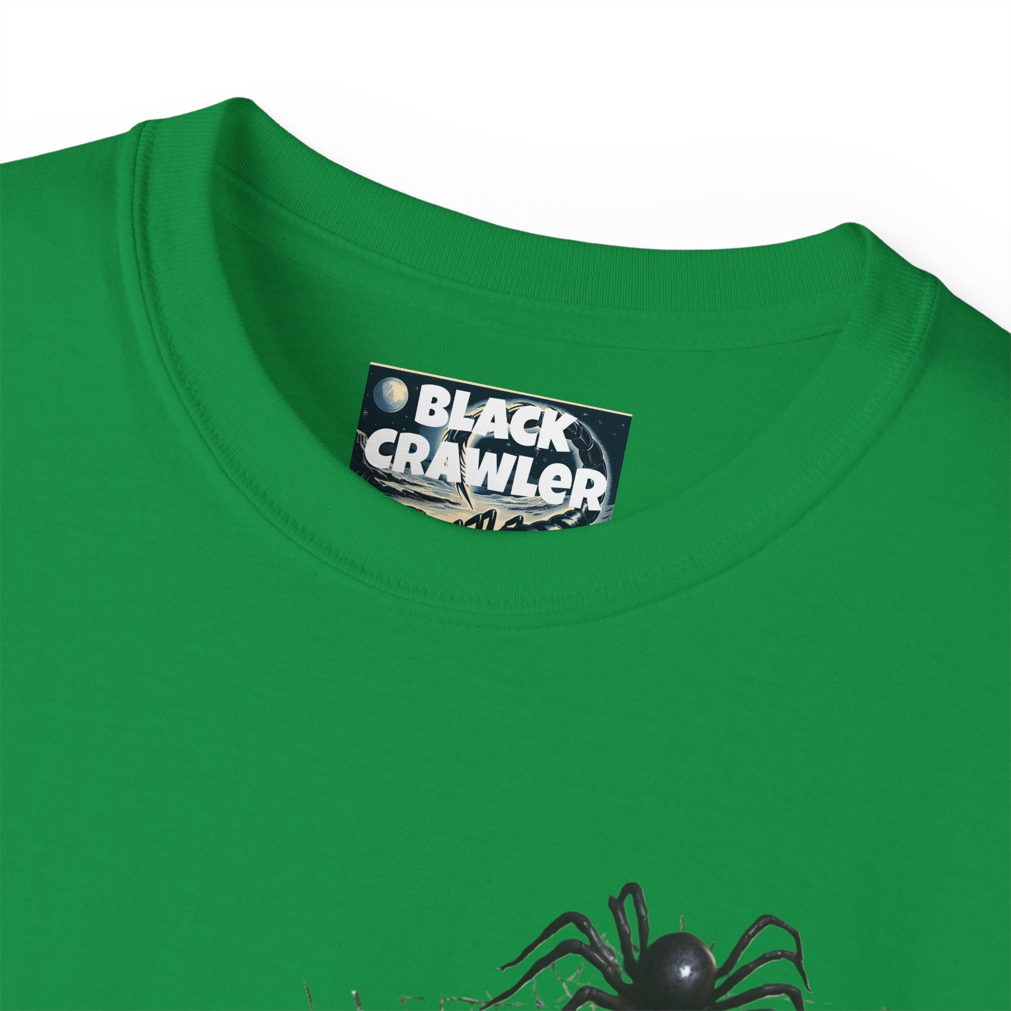 Black Crawler Spider 2 Tee