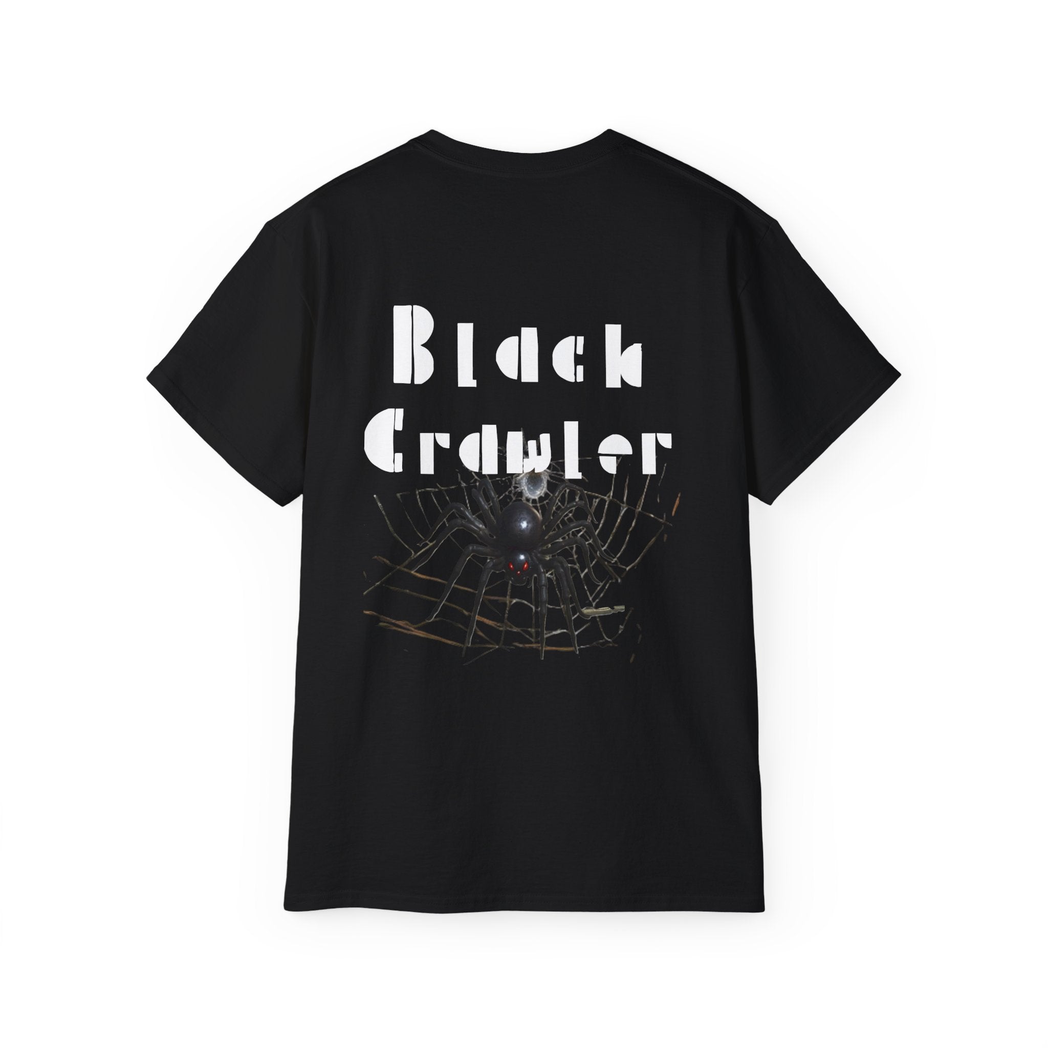 Black Crawler Spider 3 Tee