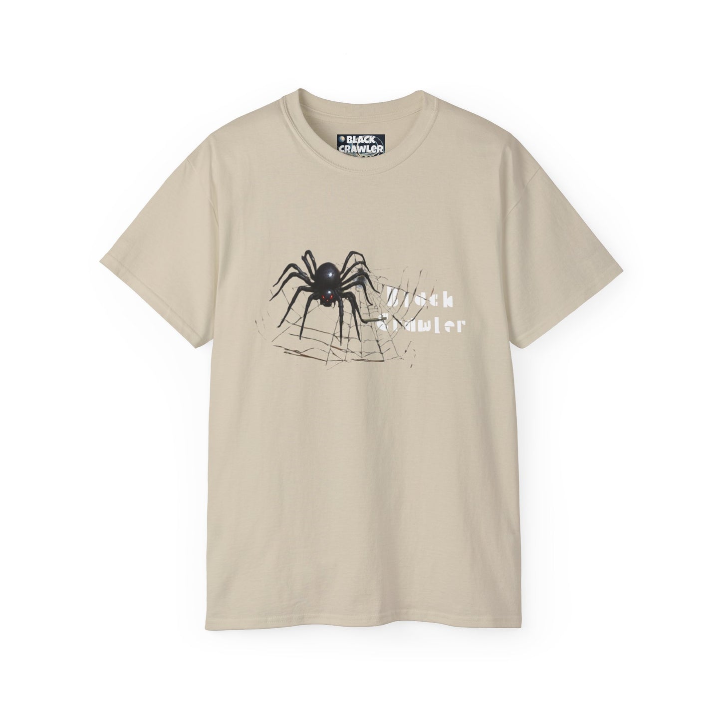 Black Crawler Spider 3 Tee