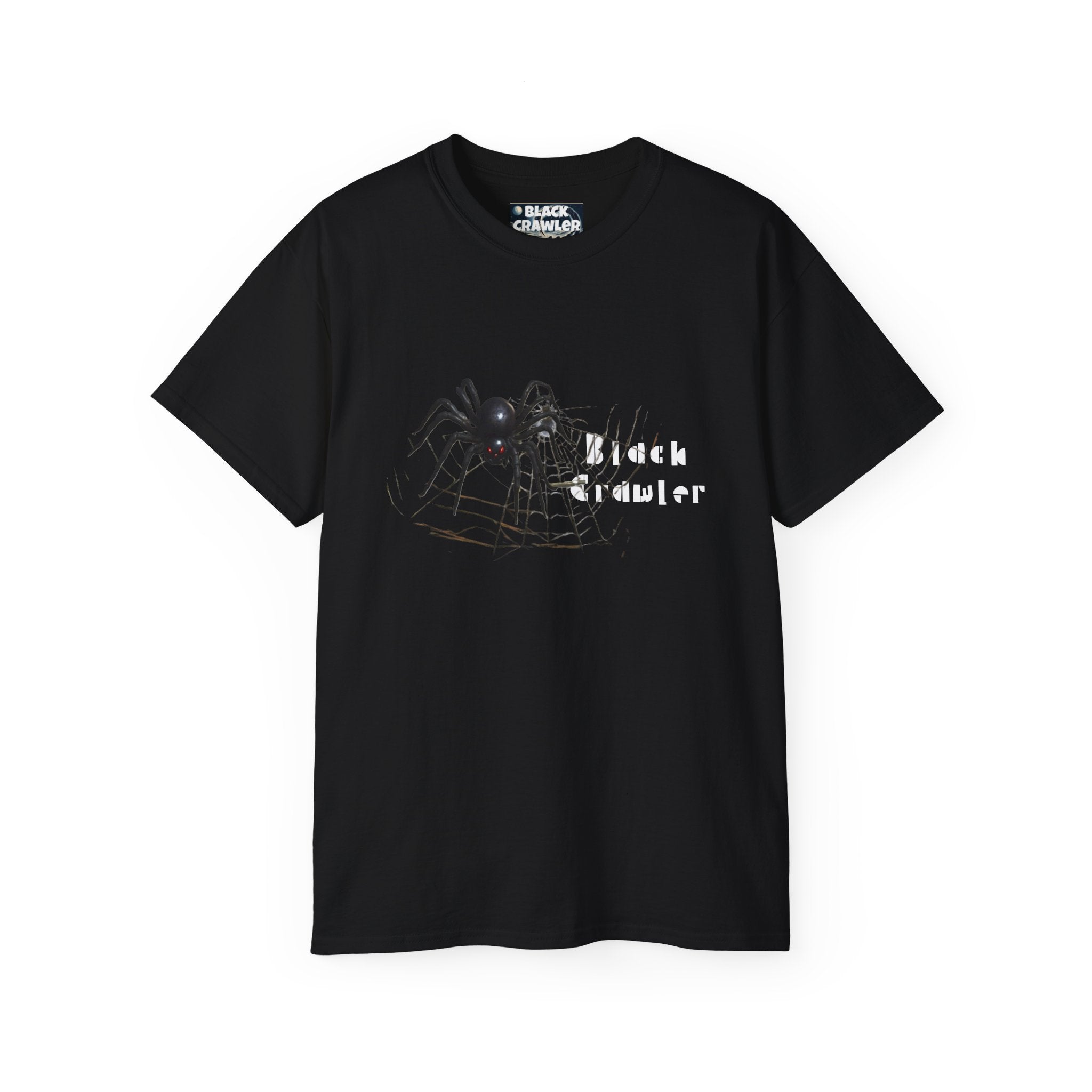 Black Crawler Spider 3 Tee