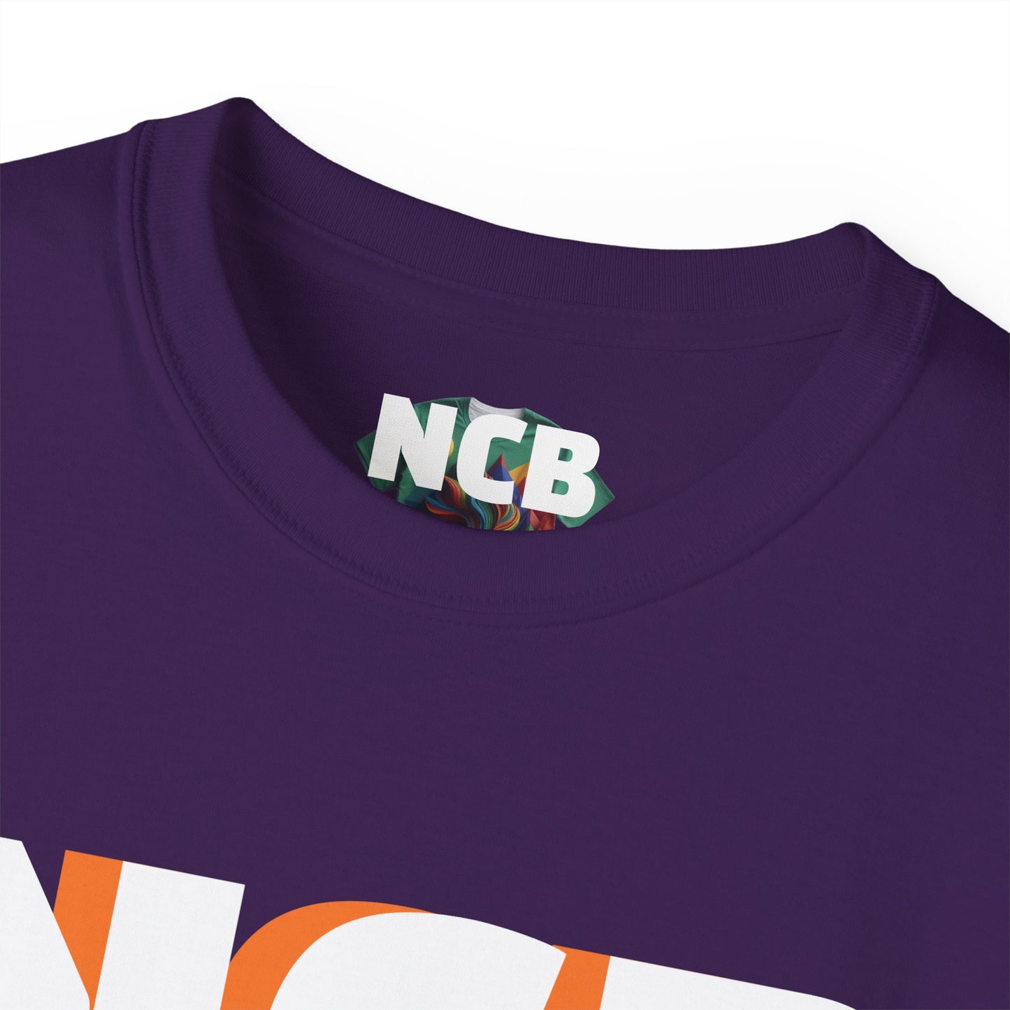 NCB white Letter Tee