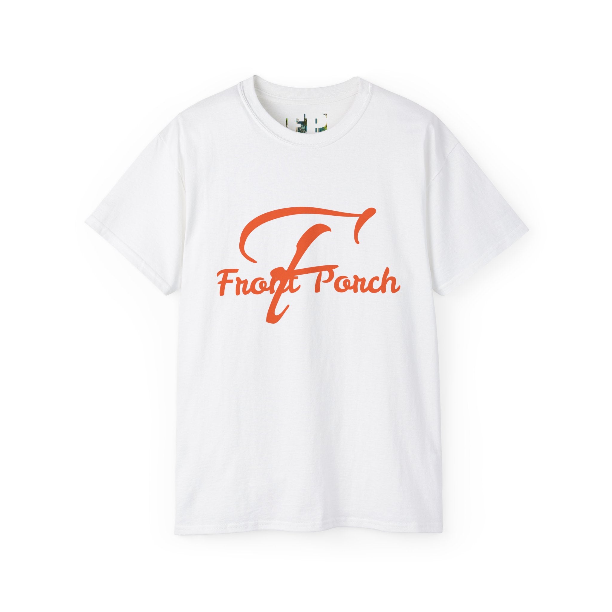 Front Porch Orange Letter Tee