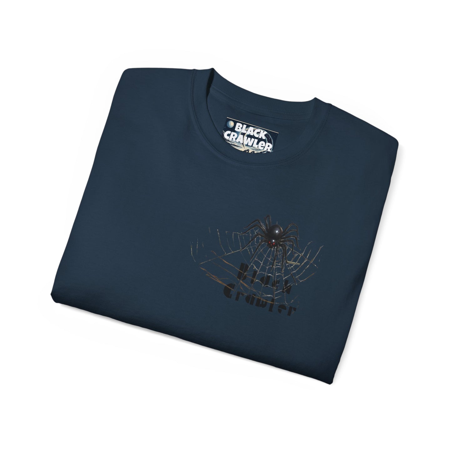 Black Crawler Spider 2 Tee