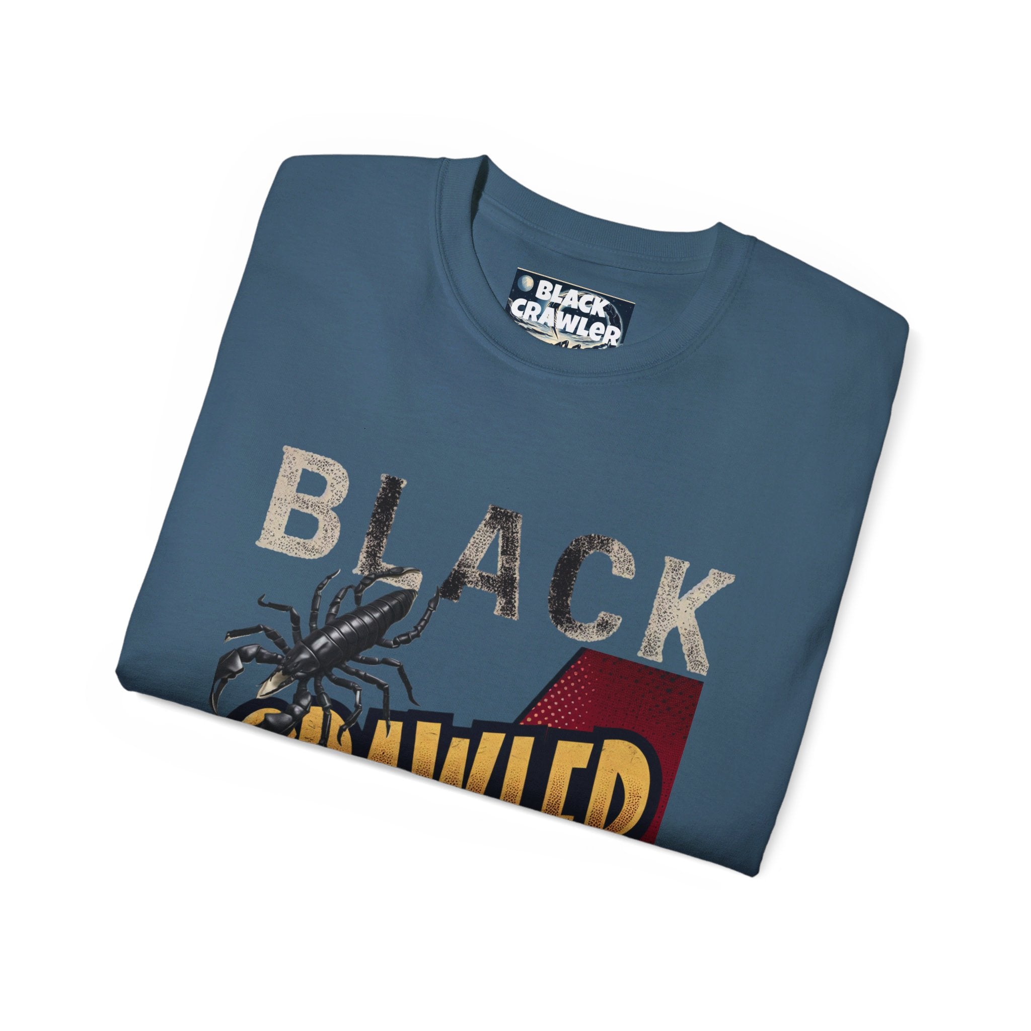 Black crawler spider Scorpio Tee