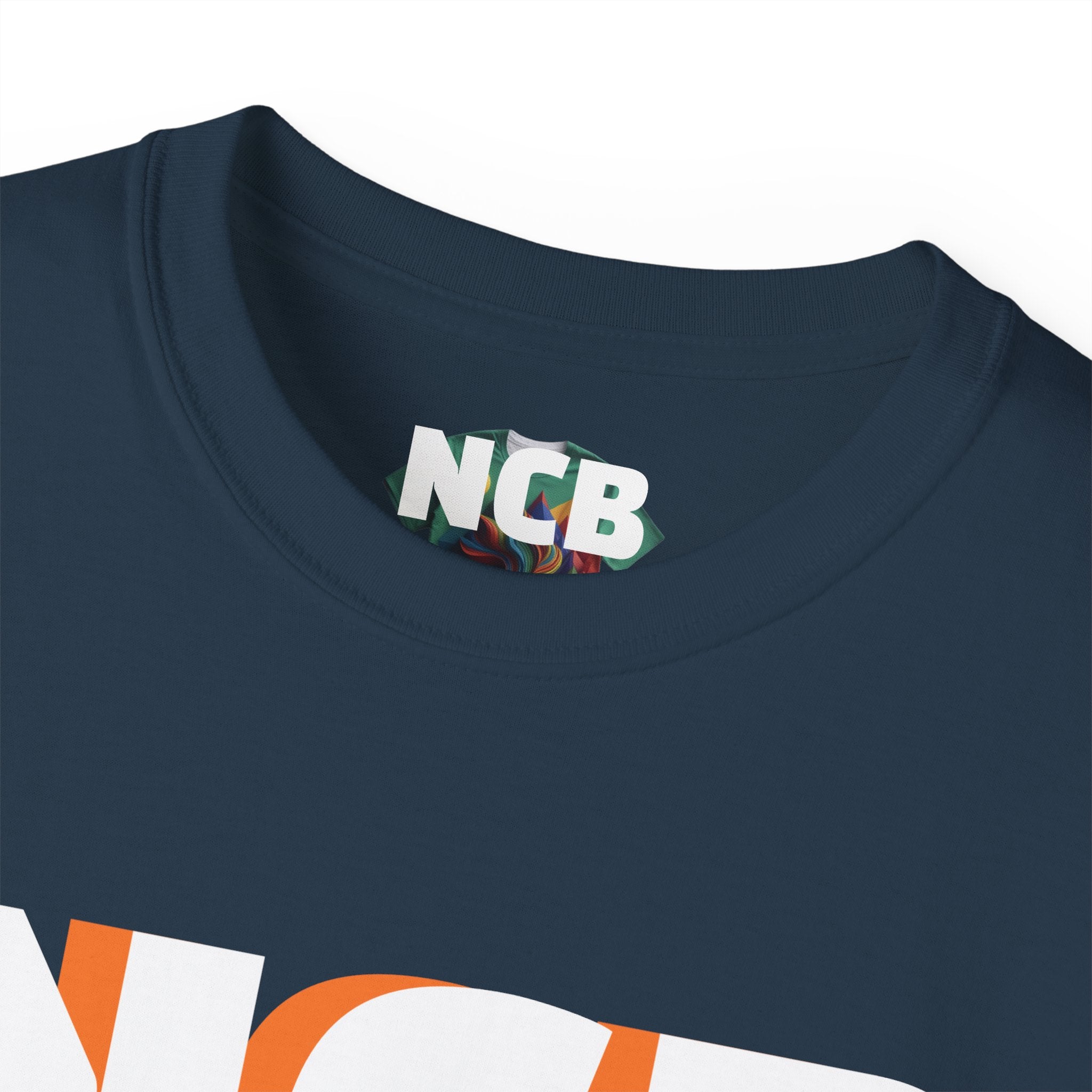 NCB white Letter Tee