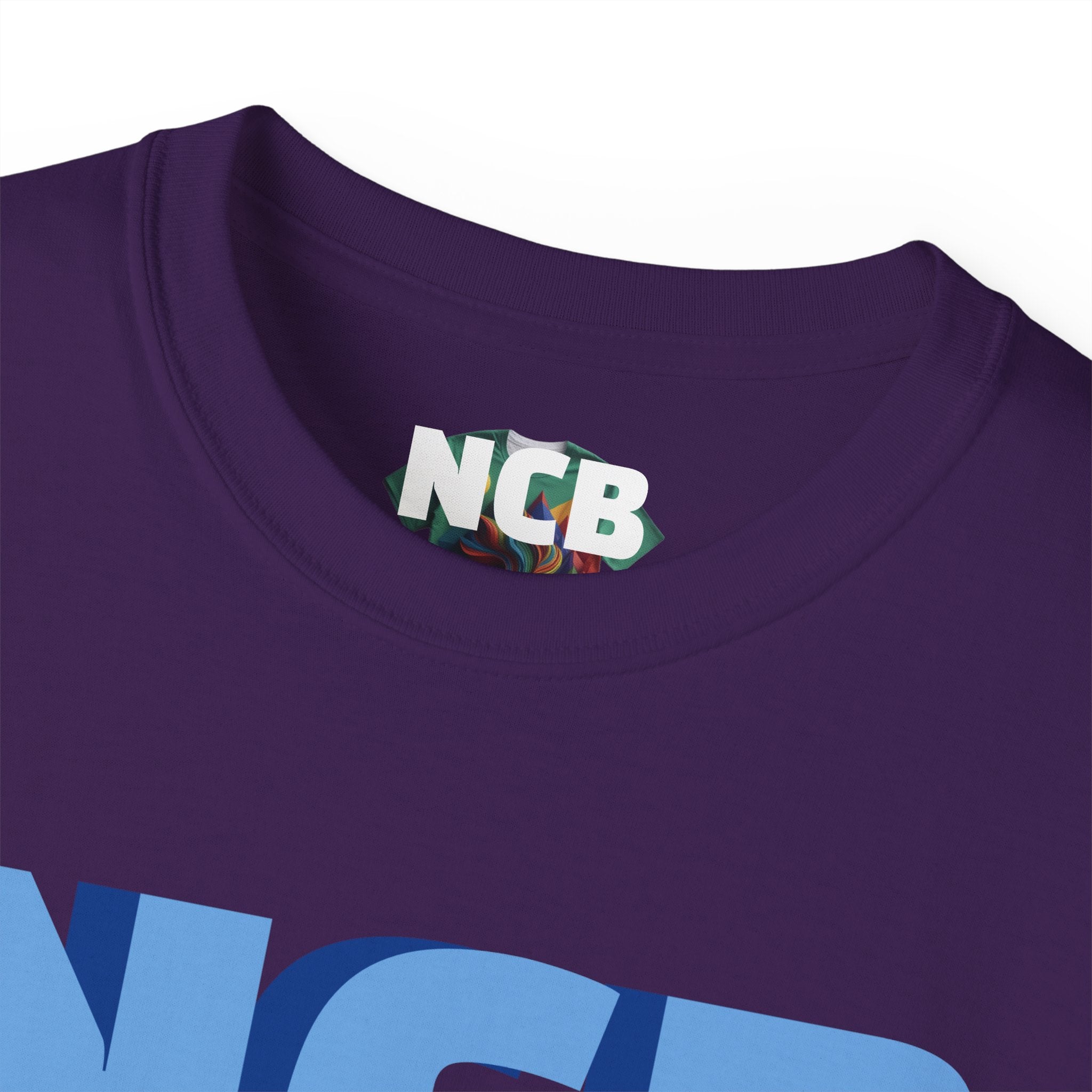 NCB Light Blue Letter Tee