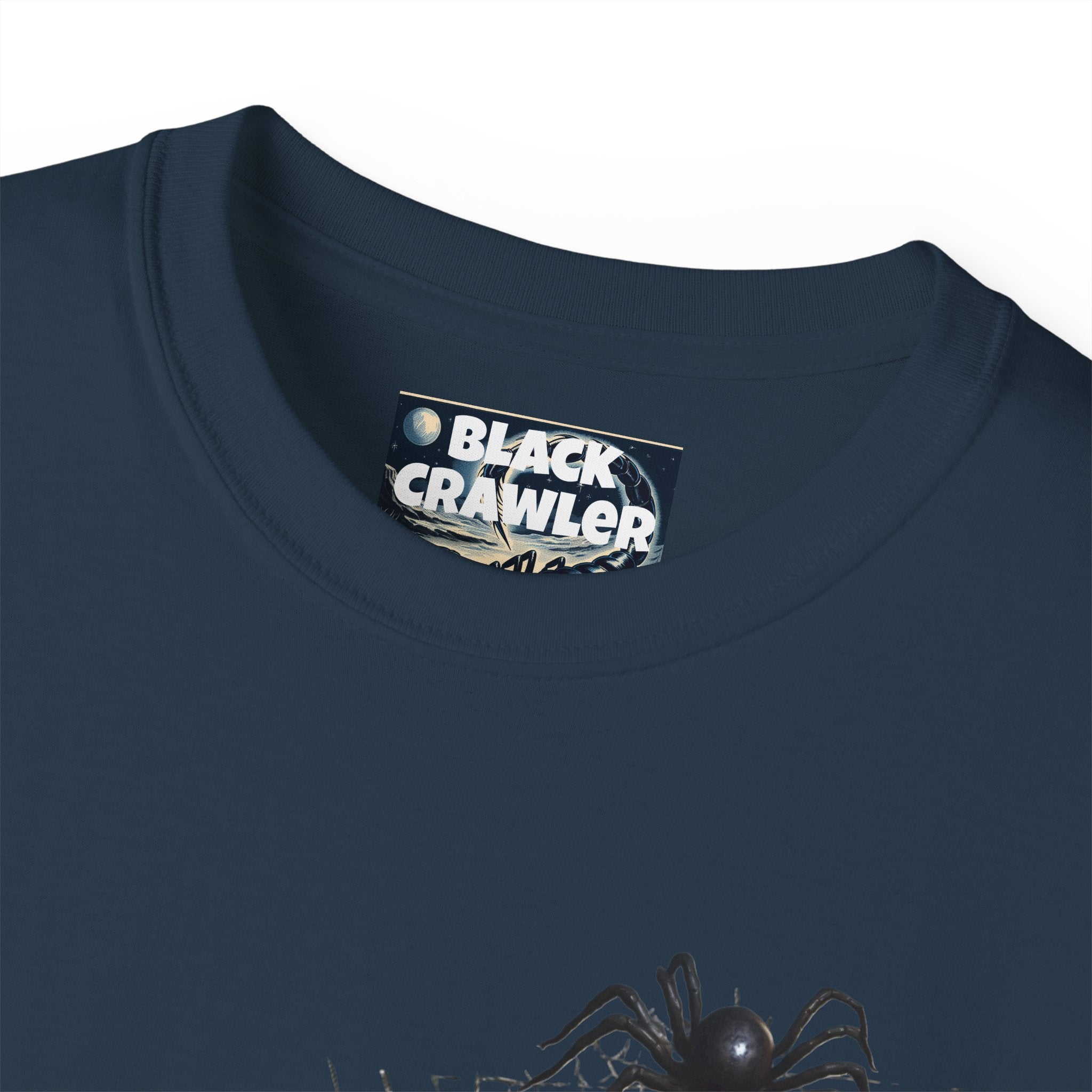 Black Crawler Spider 2 Tee