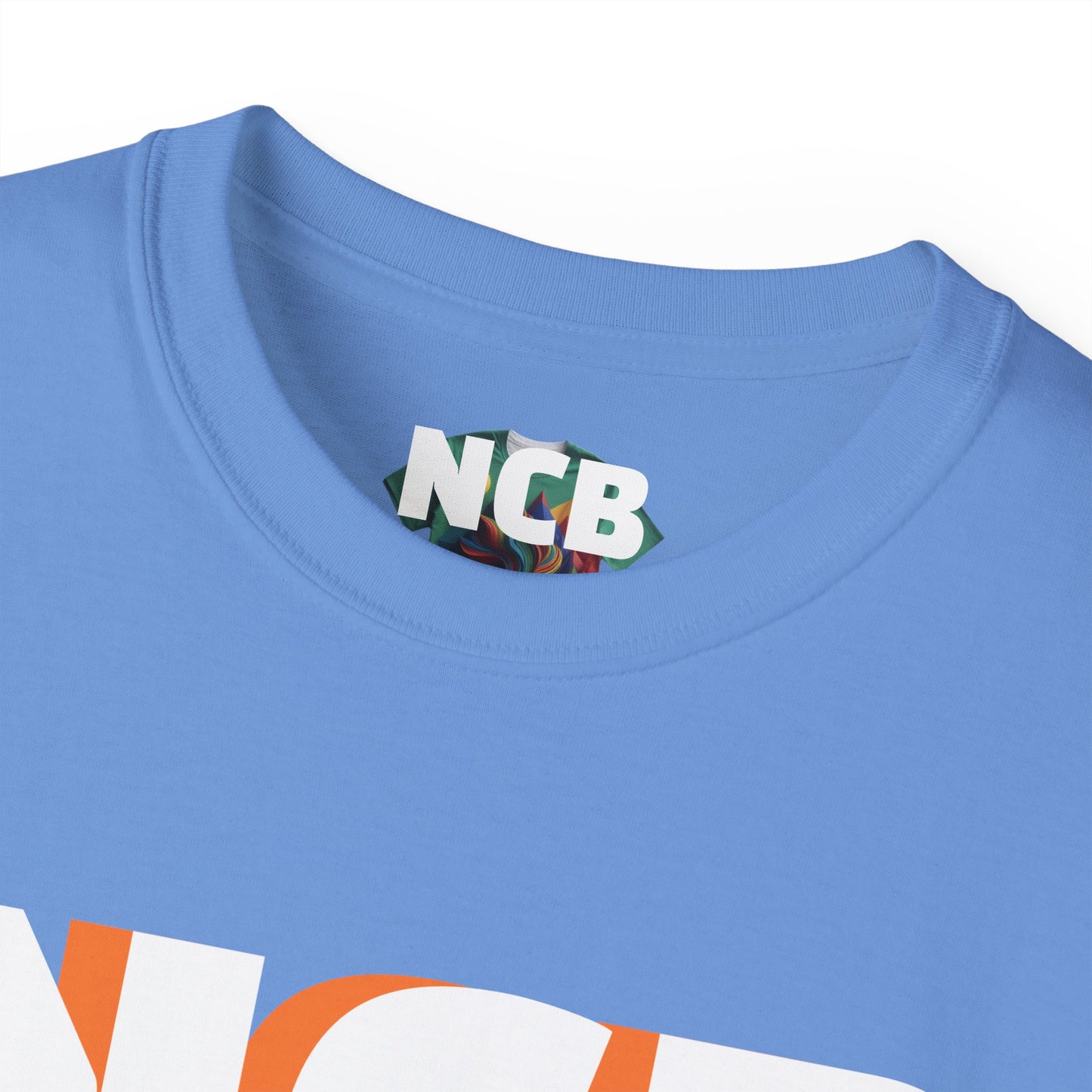 NCB white Letter Tee