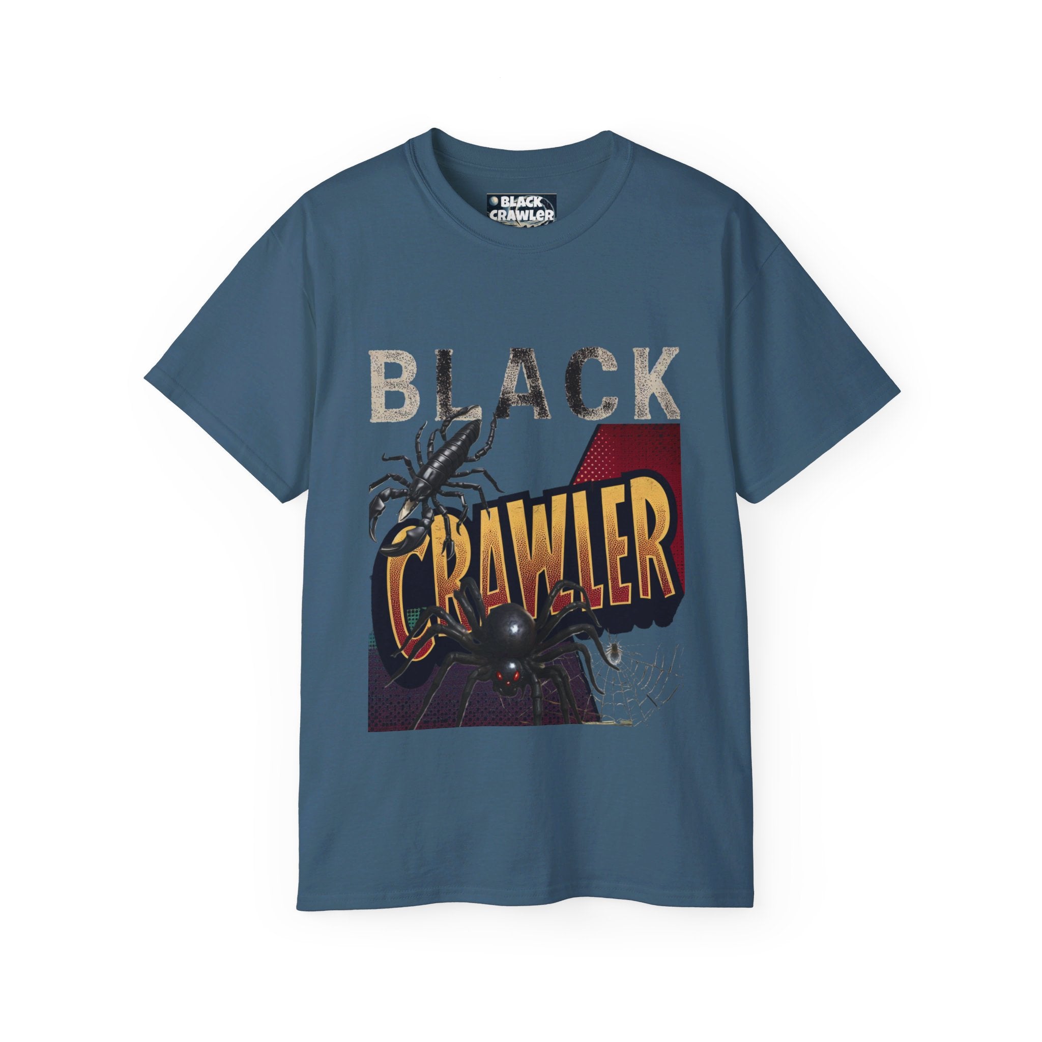 Black crawler spider Scorpio Tee