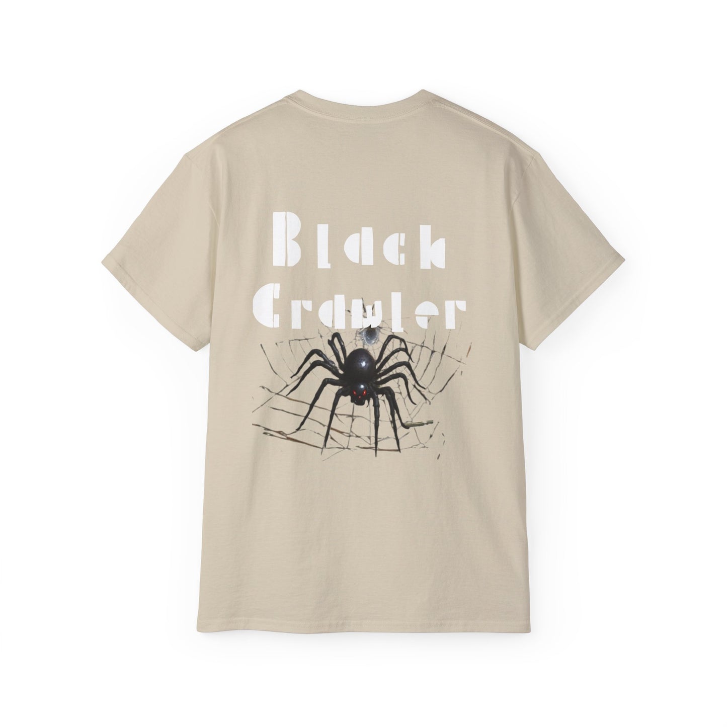 Black Crawler Spider 3 Tee