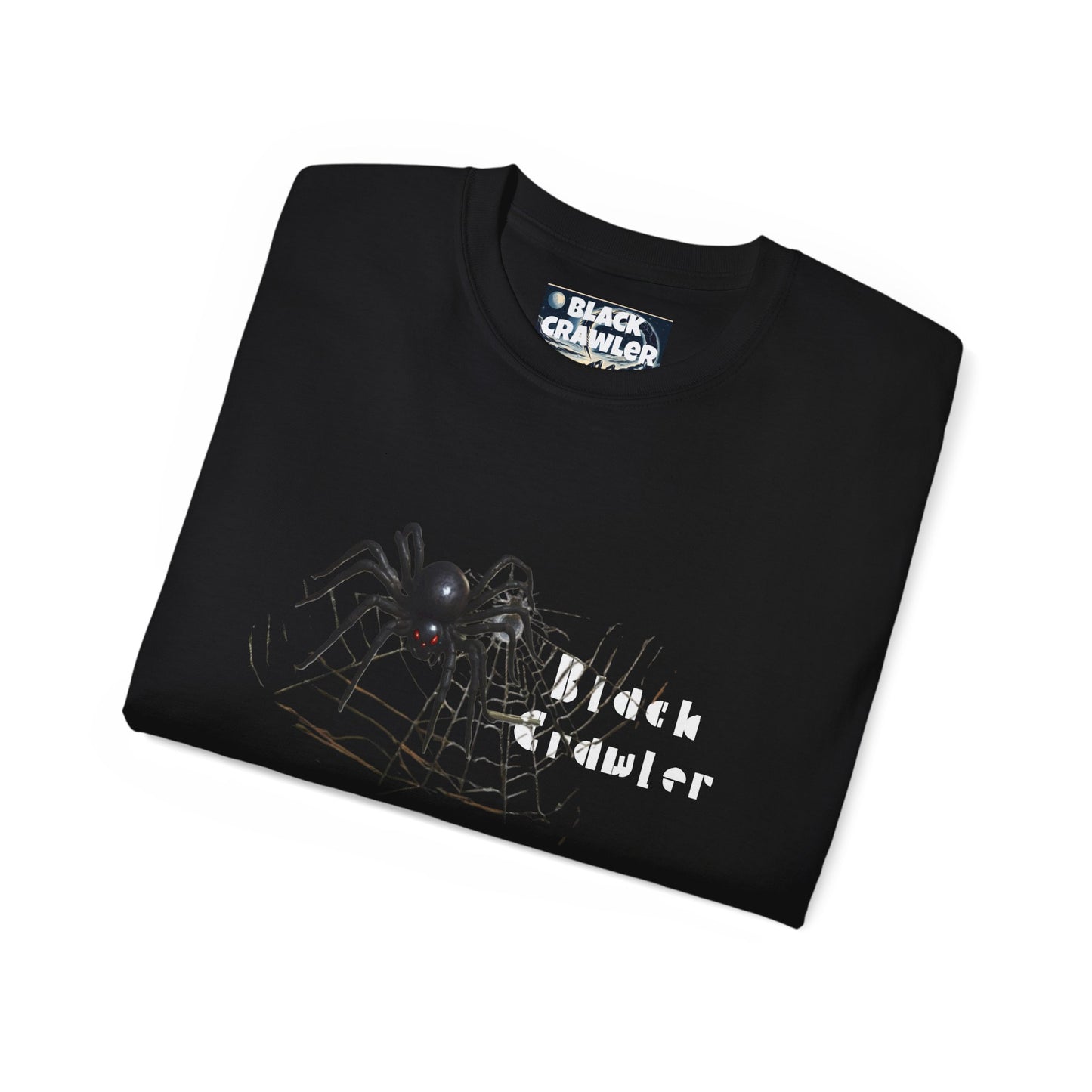 Black Crawler Spider 3 Tee