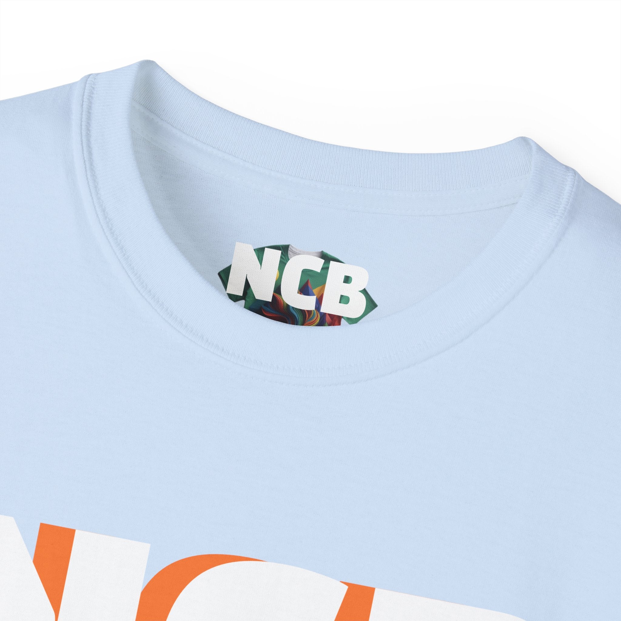 NCB white Letter Tee