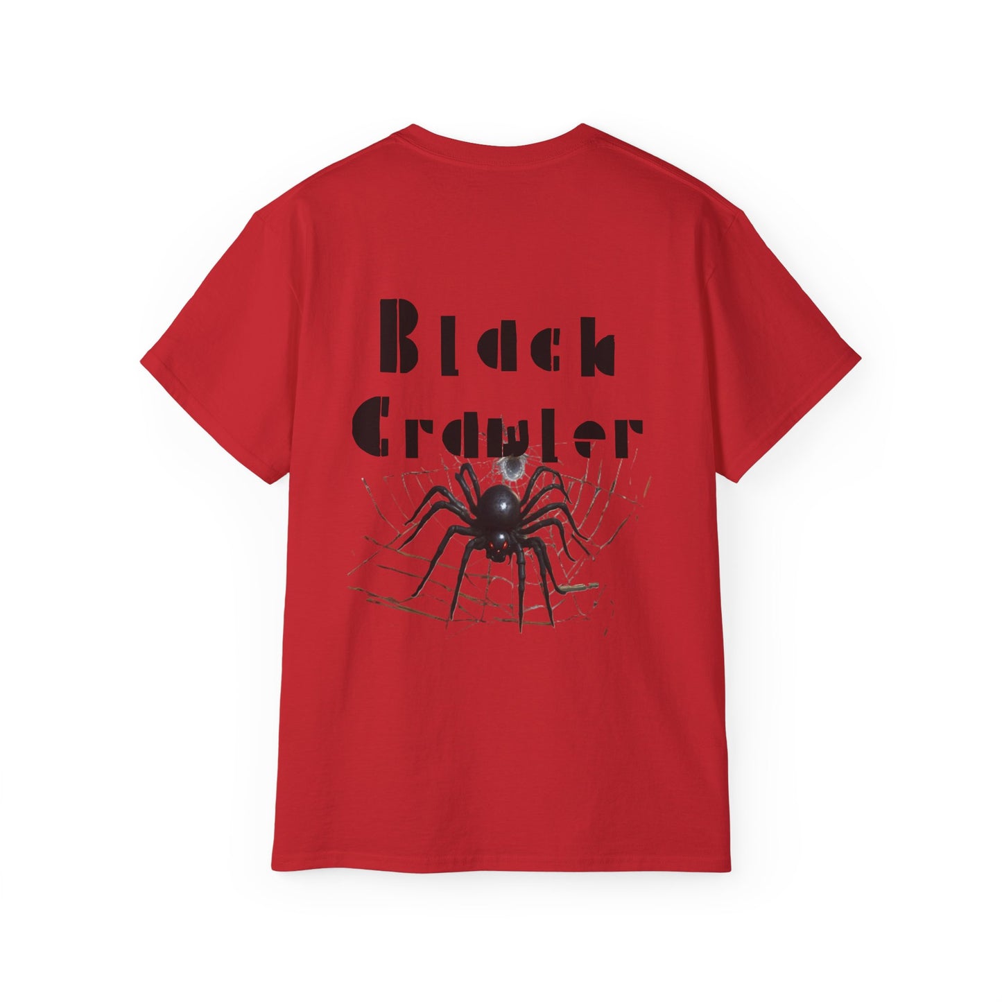 Black Crawler Spider 2 Tee