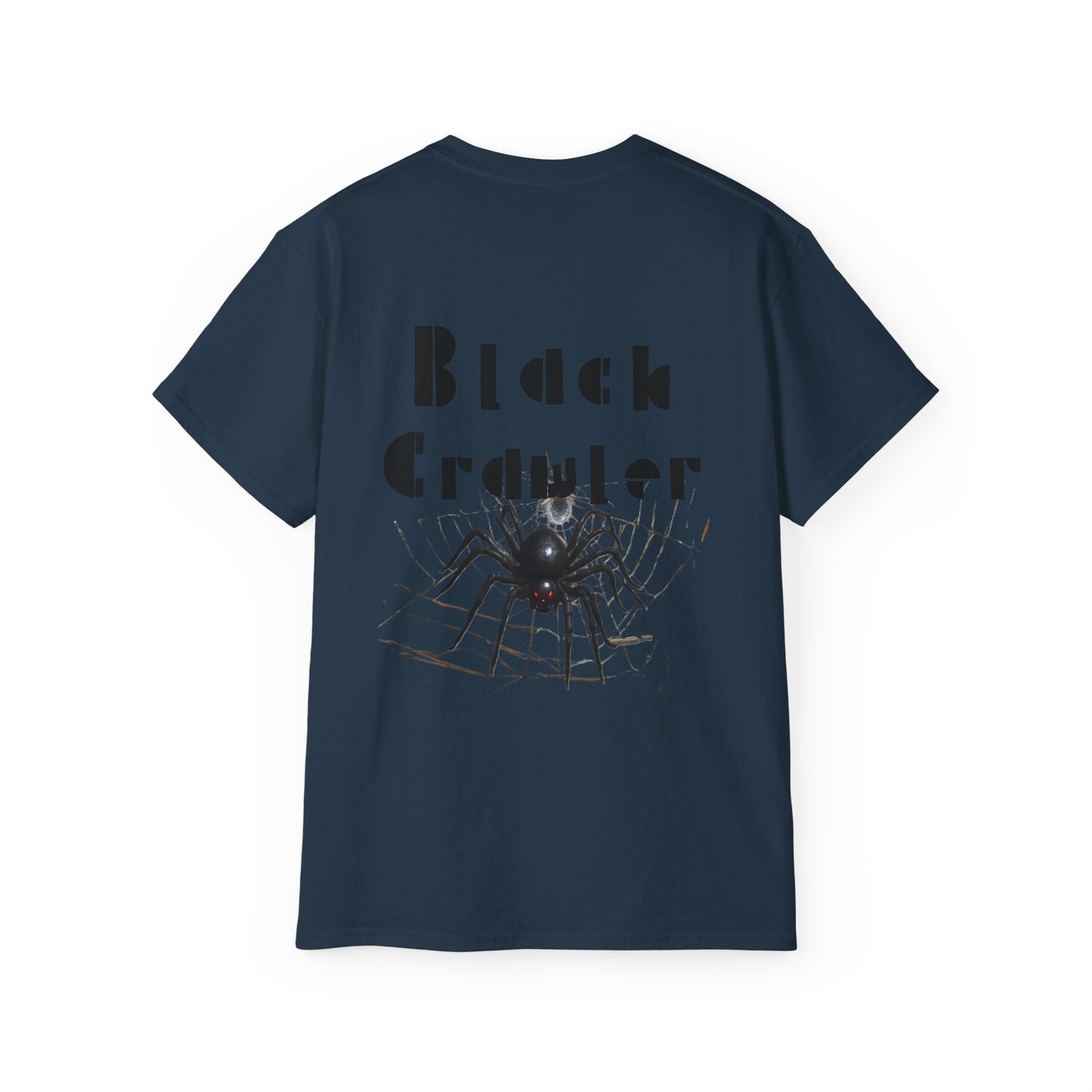 Black Crawler Spider 2 Tee