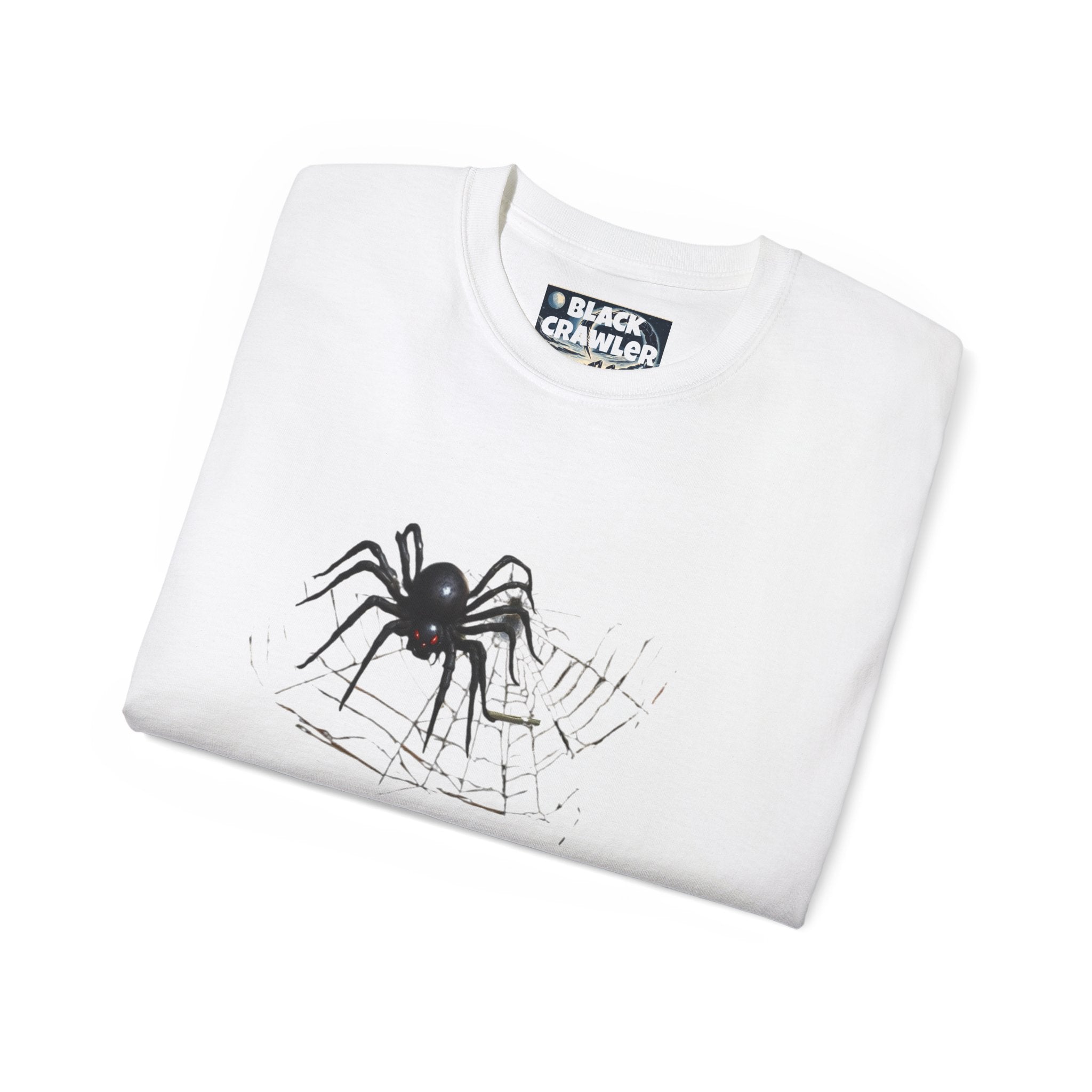 Black Crawler Spider 3 Tee