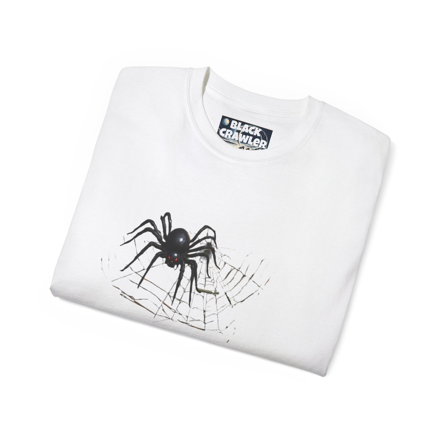 Black Crawler Spider 3 Tee