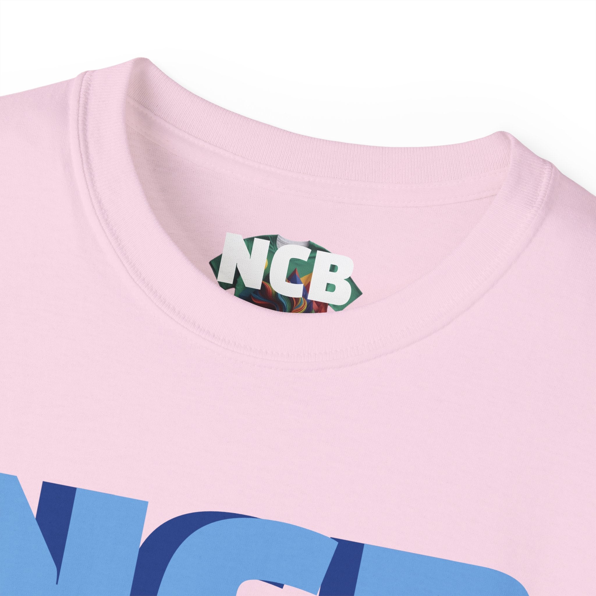 NCB Light Blue Letter Tee