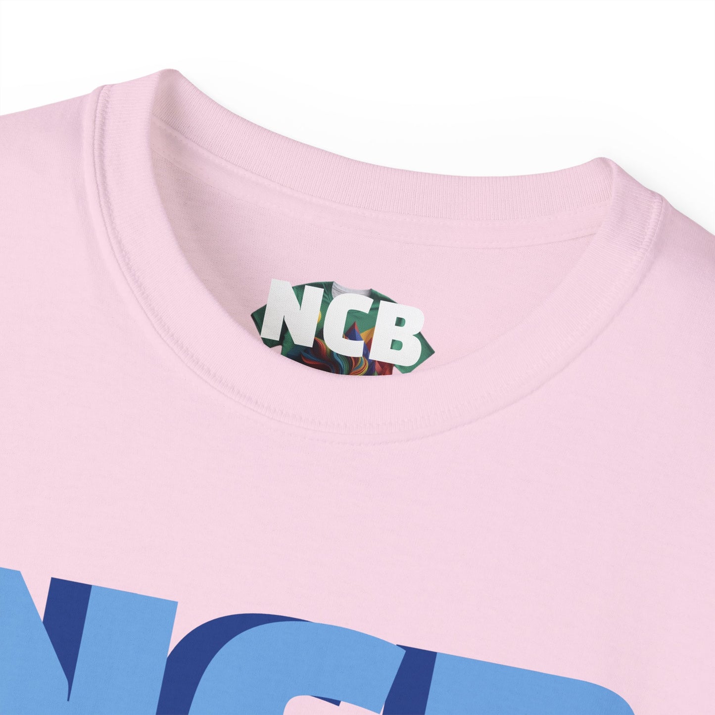 NCB Light Blue Letter Tee