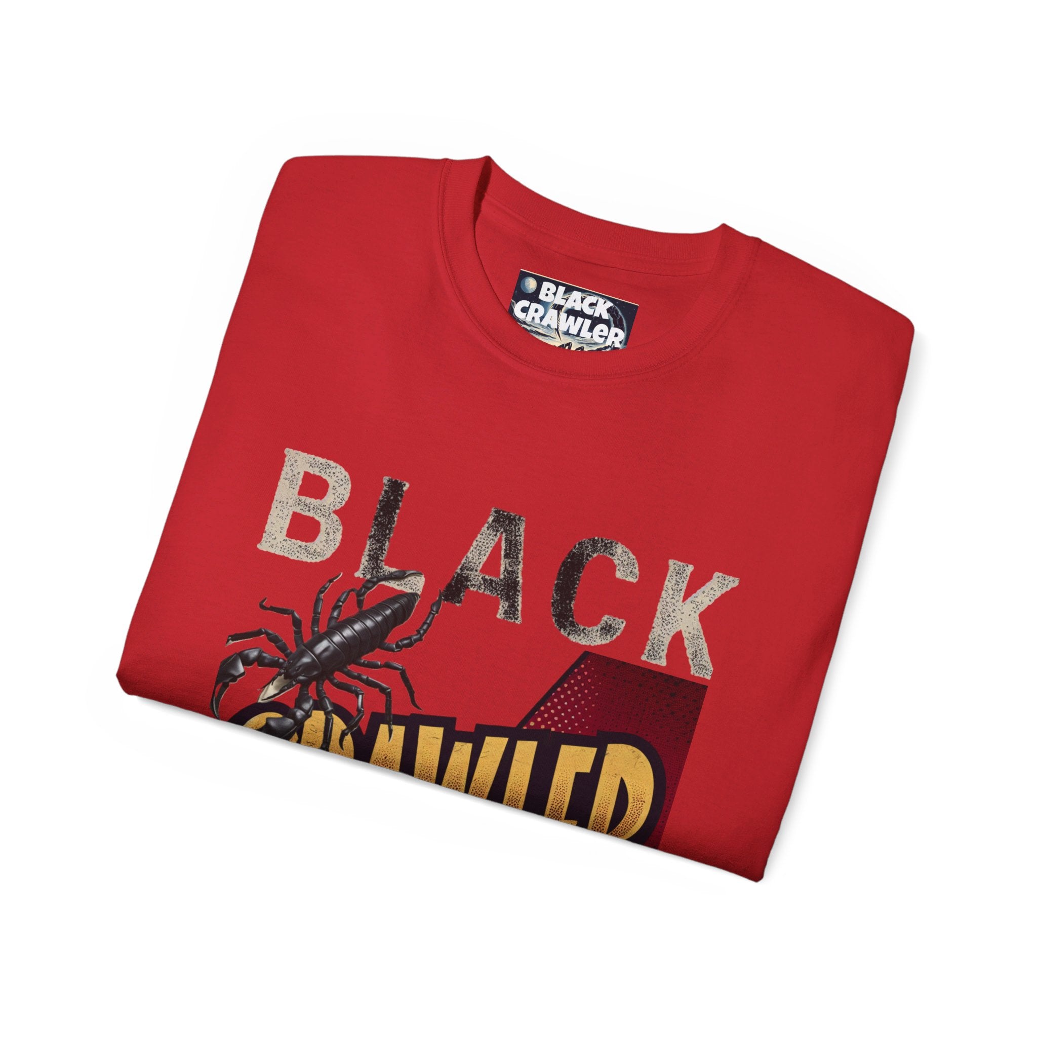 Black crawler spider Scorpio Tee